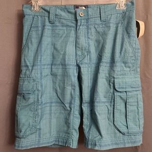 The North Face Mens Tribe Cargo Shorts New Storm Blue Pld Size 32 NWT